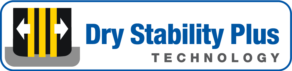 Лого на технологията Dry Stability Plus