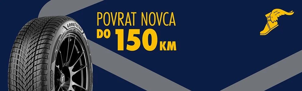 Povrat novca do 150 KM prilikom kupovine kompleta ljetnih ili cjelogodišnjih guma