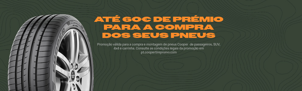 Até 60€ de prémio para a compra dos seus pneus