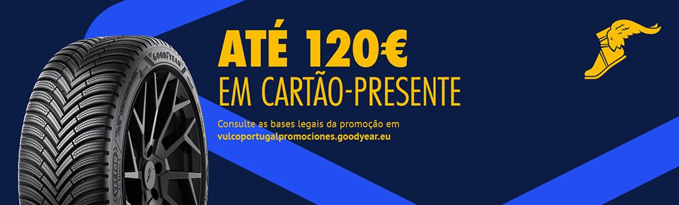 Até 120€ de recompensa para a compra dos seus pneus