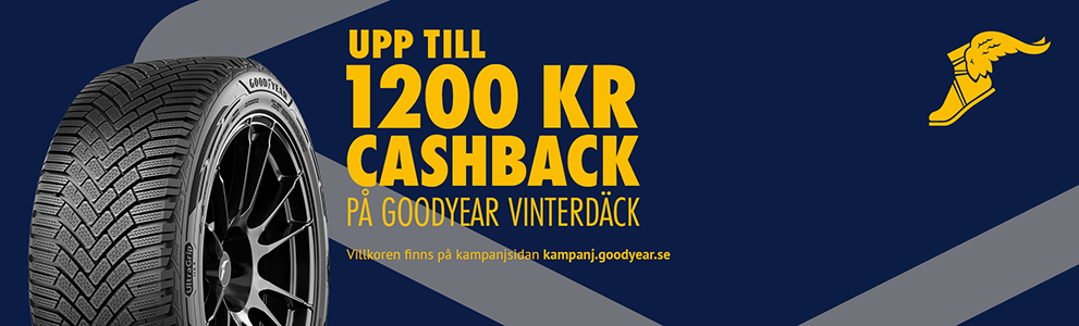 Få upp till 1200 SEK tillbaka när du köper en uppsättning vinterdäck.