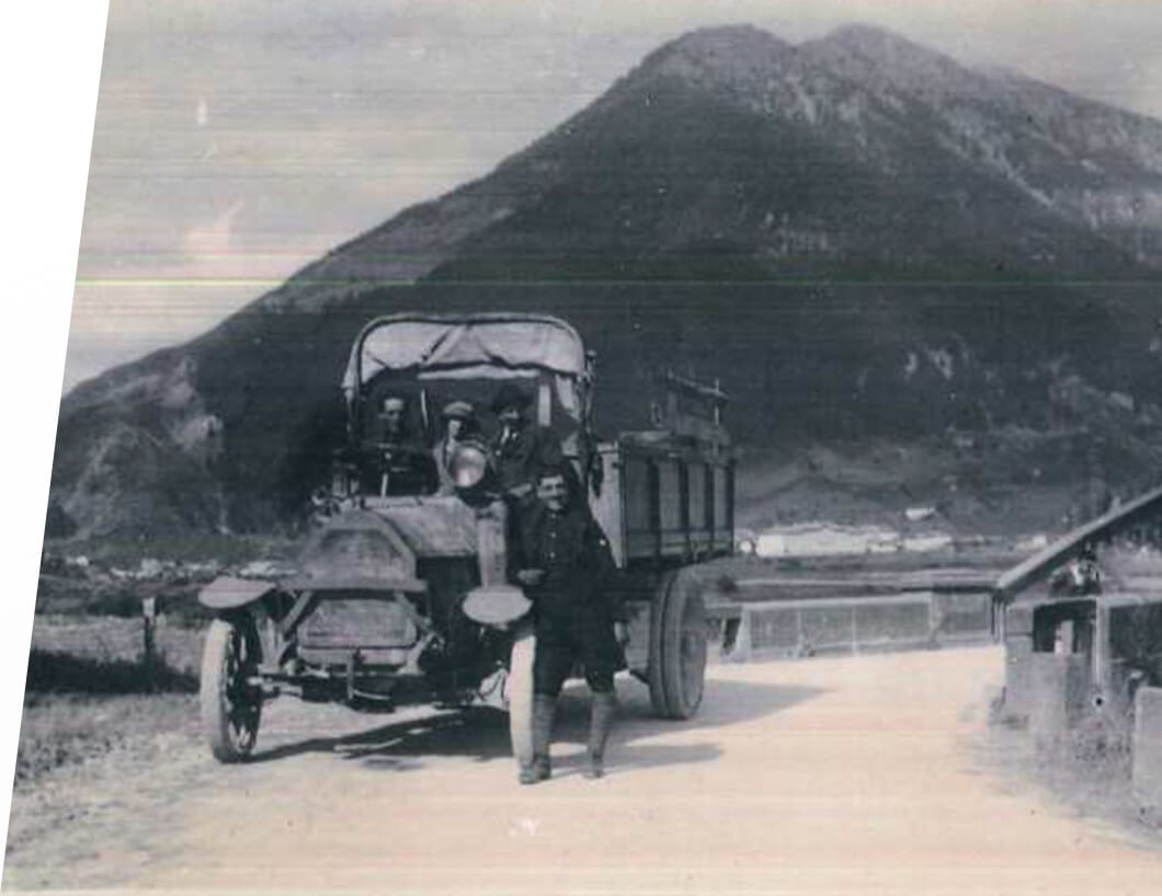Primo veicolo su strada della Flotta Gottardi Autotrasporti