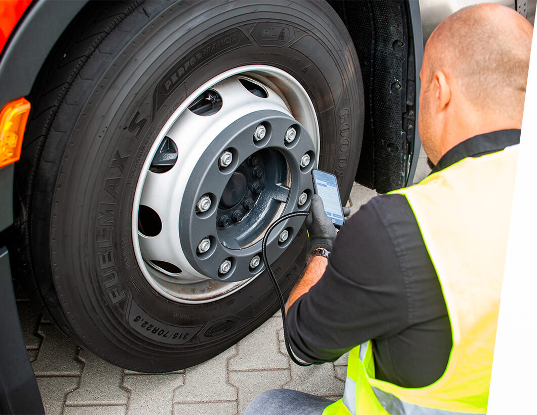 soluzioni per monitoraggio pneumatici di Goodyear