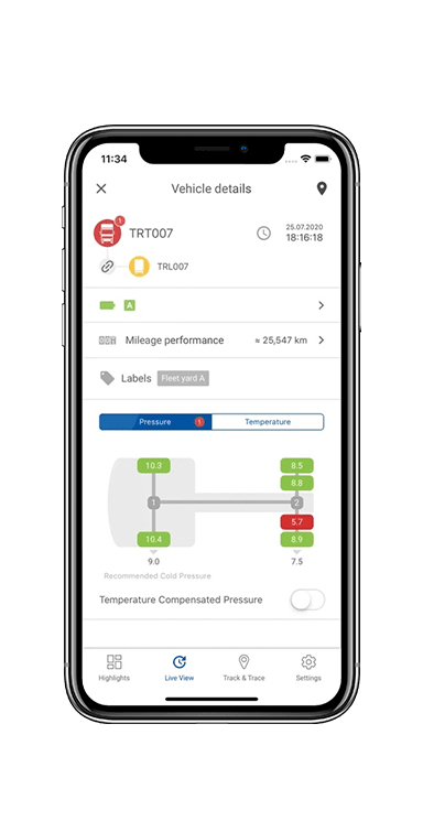 Aplikacija Goodyear Fleet Manager (mobilna aplikacija)