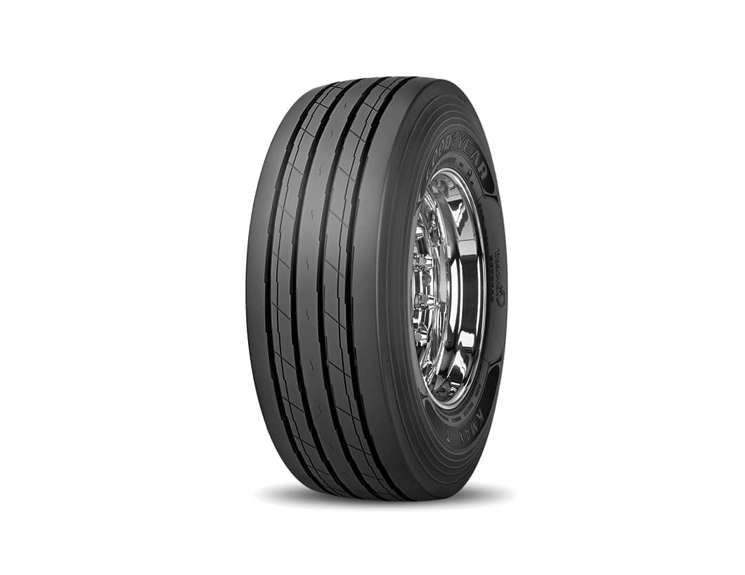 Packshot of Goodyear KMAX T Treadmax truck tyre