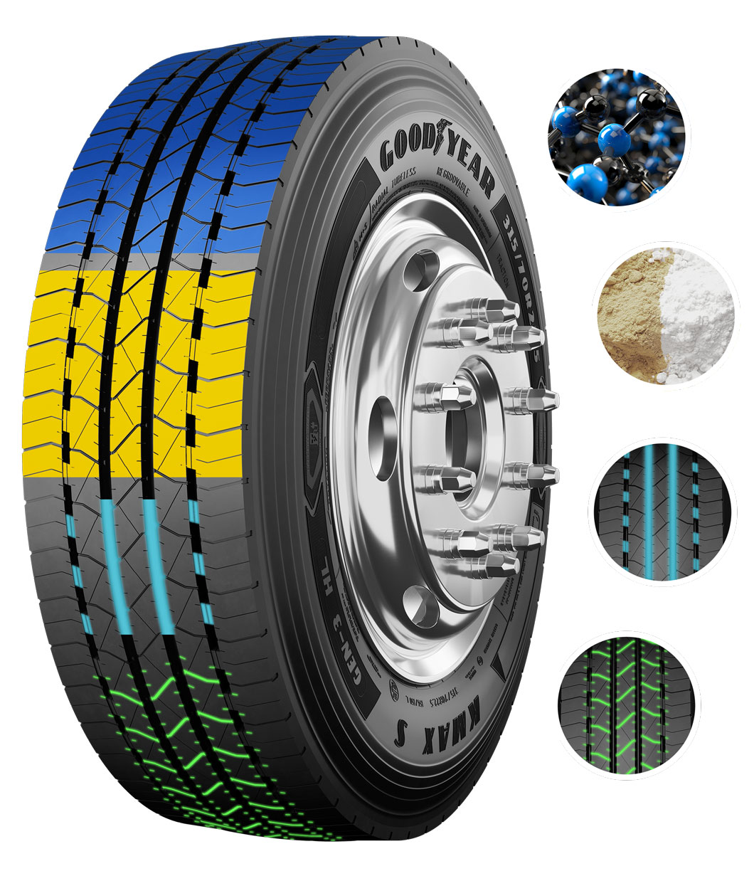 Goodyear tyre KMAX_GEN-3_STEER