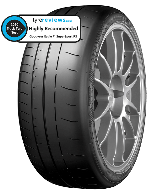 Eagle F1 SuperSport RS tyre with Tyre Reviews badges
