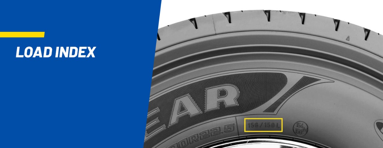 Goodyear tyre load index