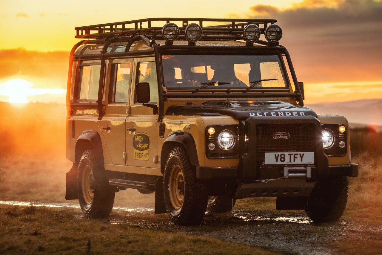 Land Rover Classic Trophy fitted with Goodyear Wrangler Tyres