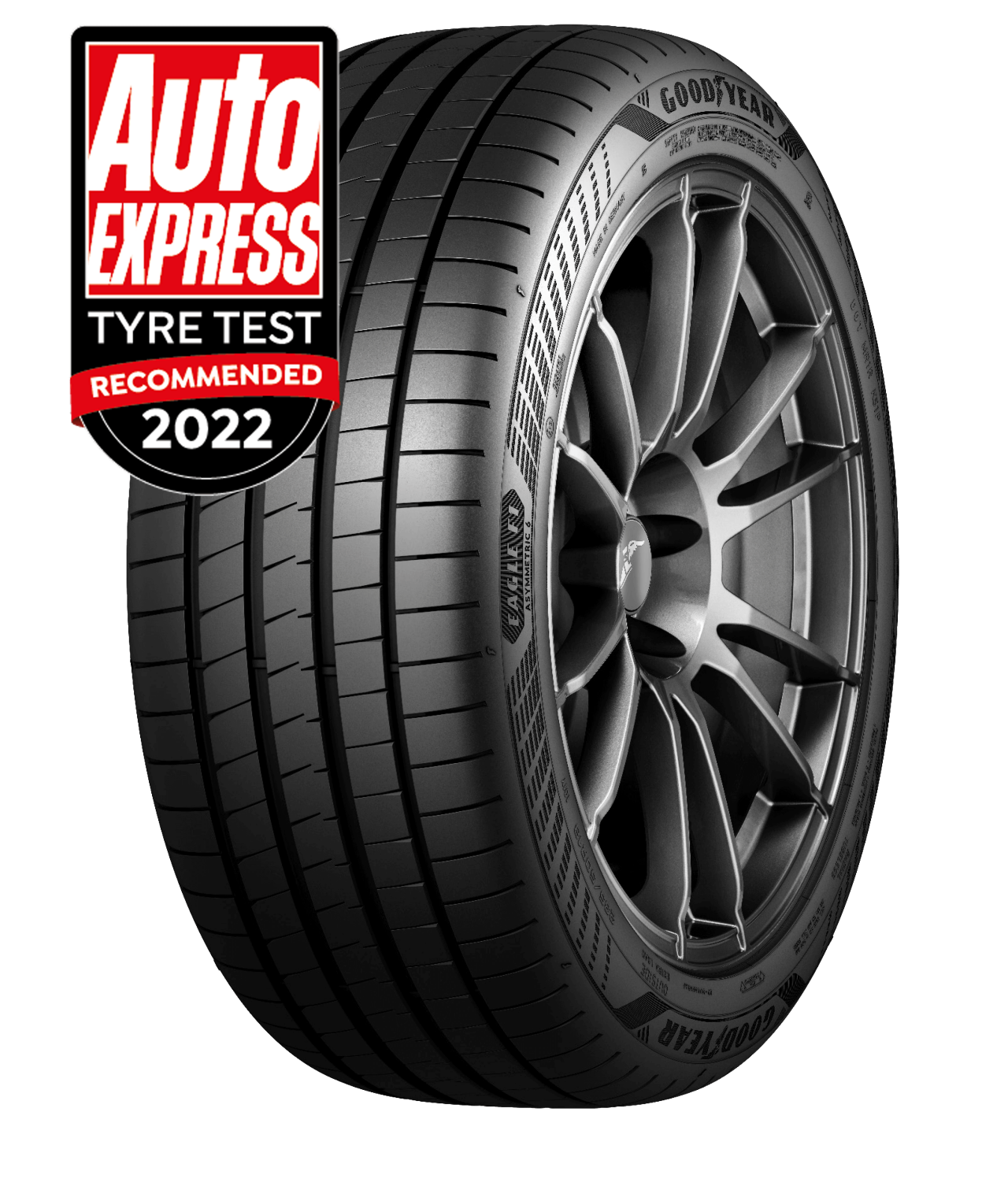 Eagle F1 Asymmetric 6 tyre - Auto Express Summer Tyre Test 2022 Recommended