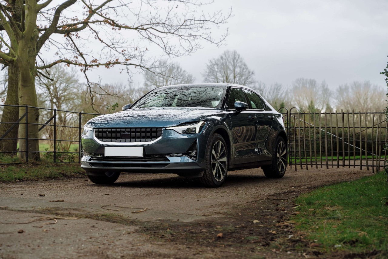 Polestar on country road - Goodyear Tyres