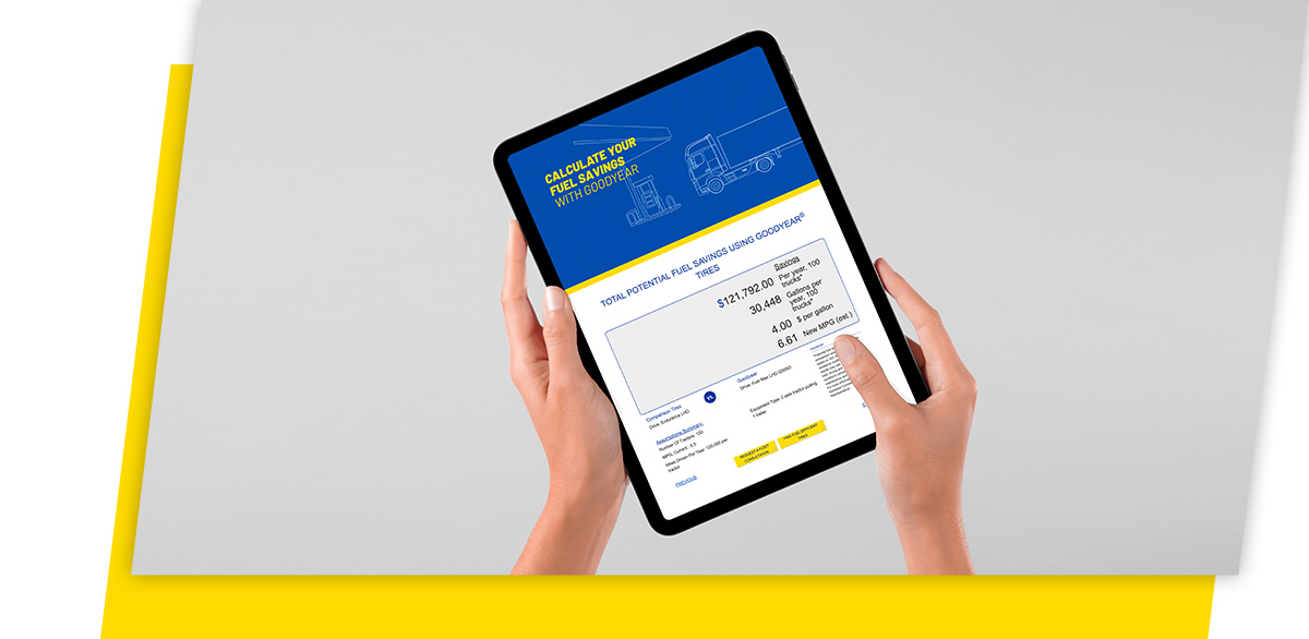 Goodyear tyre cost savings calculator