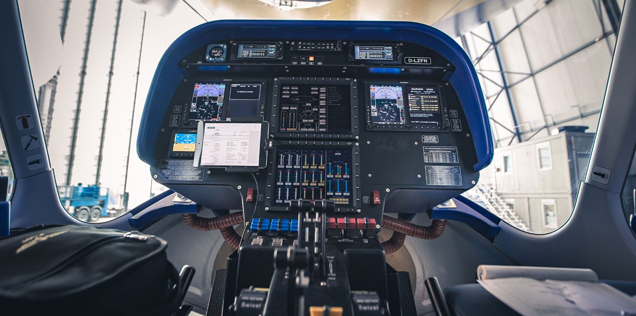 The Blimp cockpit