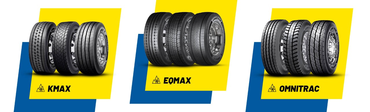 Goodyear KMAX, FUELMAX y OMNITRAC