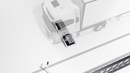 Lecteur à activation dynamique par franchissement