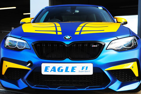 BMW équipée de pneumatiques Goodyear