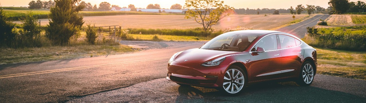 Tesla op Goodyear banden