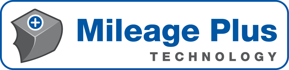 Logo for Mileage Plus-teknologi