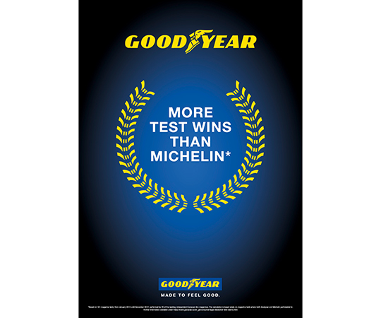 More test wins than Michelin