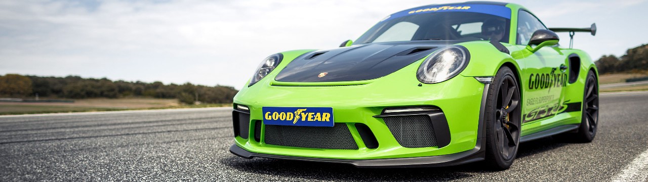 Porsche on Goodyear tyres